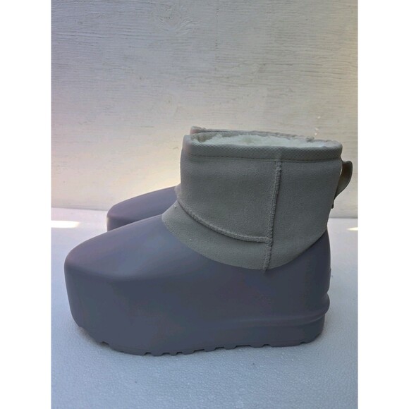 New UGG CLASSIC MINI PUMPED MOLDED CERAMIC SUEDE ALL GENDER BOOTS SIZE US M6/W7 - Picture 4 of 15